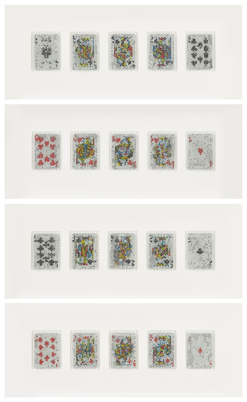 View full screen - View 1 of Lot 251. Kohei Nawa 名和晃平 | PixCell-Trump #1-4 (Four Sets) PIXCELL系列-王牌 一至四號(四組作品).