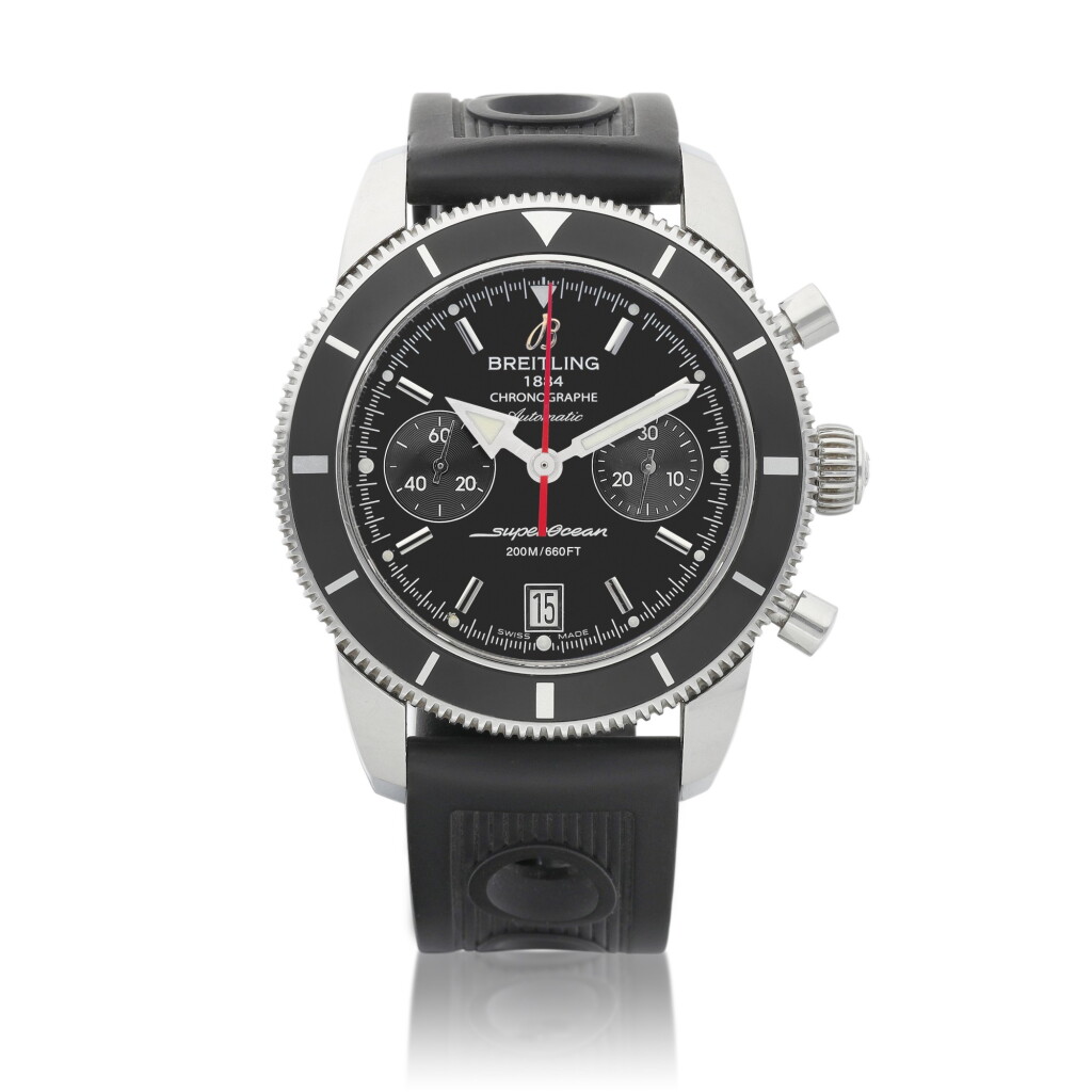 View full screen - View 1 of Lot 8086. Super Ocean Heritage, Reference A23370, A stainless steel chronograph wristwatch with date, Circa 2013 | 百年靈 超級海洋文化系列 型號A23370 精鋼計時腕錶,備日期顯示,約2013年製.