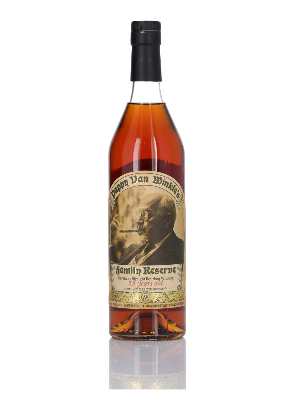 View full screen - View 1 of Lot 135. Pappy Van Winkle's 15 Year Old Family Reserve 107 proof NV (1 BT 75cl).