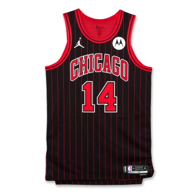 View full screen - View 1 of Lot 7. Matas Buzelis Chicago Bulls 2025-2026 Game Worn Statement Edition Jersey | 1,000th Career Point.