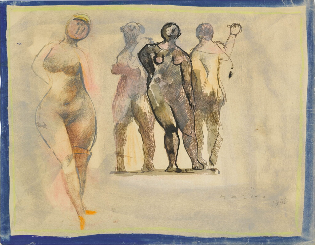 View full screen - View 1 of Lot 332. Quattro donne (Four Women).