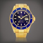 Submariner, Reference 16618 A yellow gold wristwatch with date and bracelet, Circa 1991 | 勞力士 | Submariner 型號16618 | 黃金鏈帶腕錶,備日期顯示,約1991年製