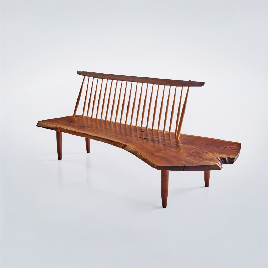 View full screen - View 1 of Lot 585. "Conoid" Bench.