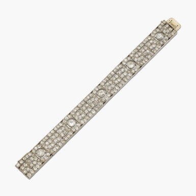View full screen - View 1 of Lot 223. Diamond Bracelet .