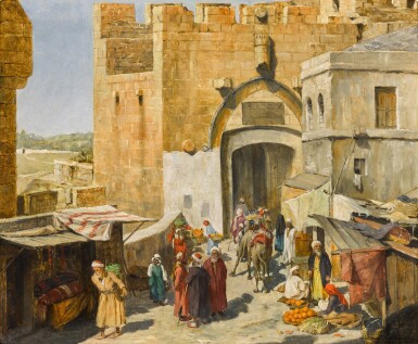 View full screen - View 1 of Lot 123. The Jaffa Gate, Jerusalem.