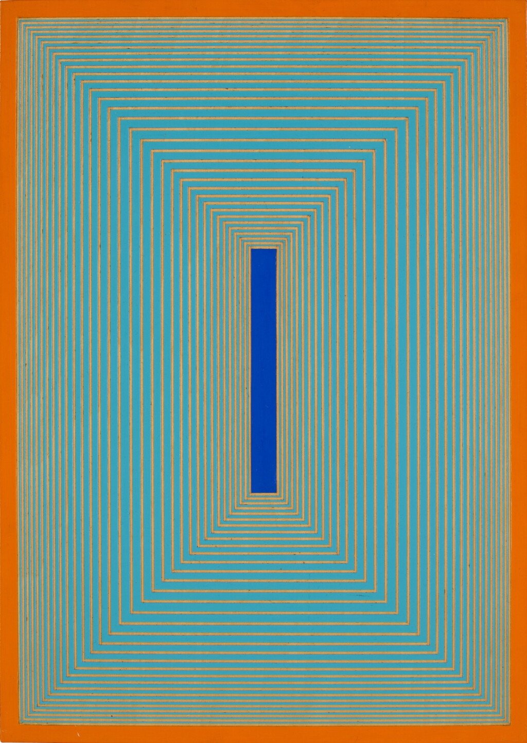 View full screen - View 1 of Lot 1257. Temple of Inner Blue with Orange.