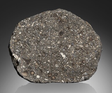 View full screen - View 1 of Lot 88. Allende Meteorite | Contains the Oldest Matter One Can See With The Naked Eye.