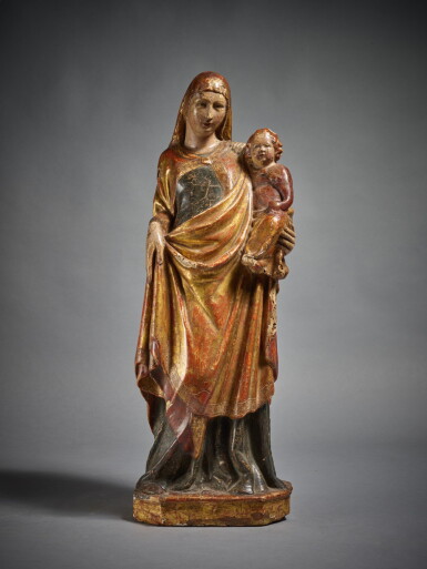 View full screen - View 1 of Lot 553. Madonna and Child.