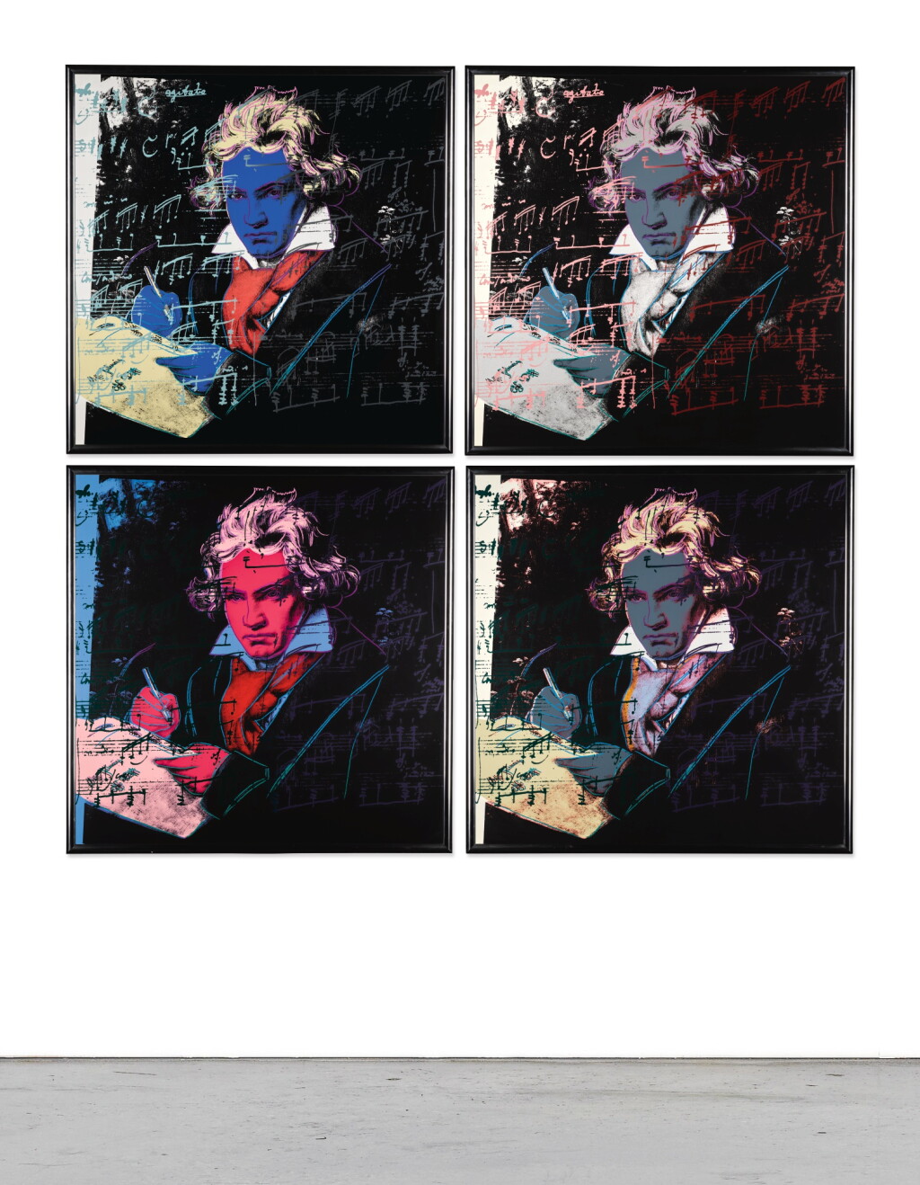 View full screen - View 1 of Lot 188. ANDY WARHOL | BEETHOVEN (F. & S. II.390-393).