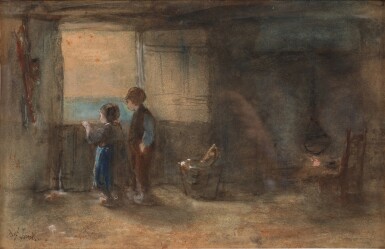 View full screen - View 1 of Lot 58. Looking Out to Sea.