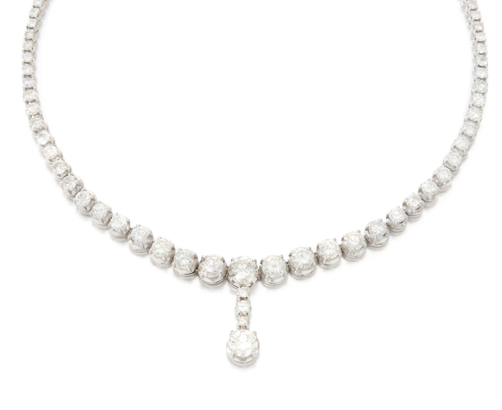 View full screen - View 1 of Lot 245. Diamond riviere (Riviere in diamanti).