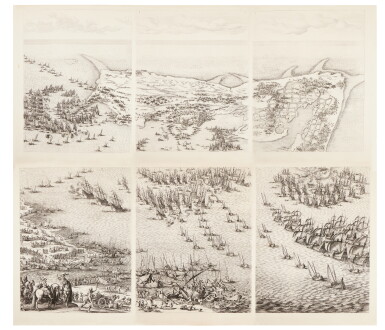 View full screen - View 1 of Lot 352. Le Siège de la Citadelle de Saint Martin, dans l'Ile de Ré (Lieure 654, cf. 656-659).