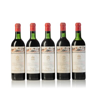 View full screen - View 1 of Lot 238. Château Mouton Rothschild 1957 (11 BT).