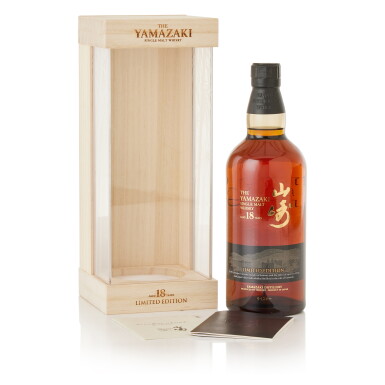 View full screen - View 1 of Lot 9137. 山崎 The Yamazaki 18 Year Old Limited Edition 43.0 abv NV (1 BT70).