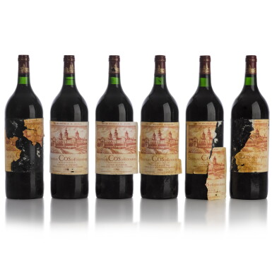 View full screen - View 1 of Lot 328. Château Cos d'Estournel 1985 (6 MAG).
