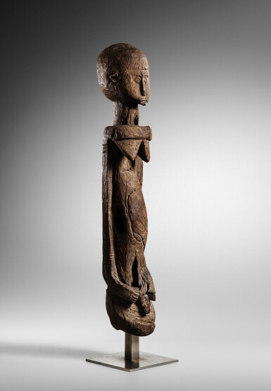 View full screen - View 1 of Lot 5. Statue, Dogon / Niongom, Mali .