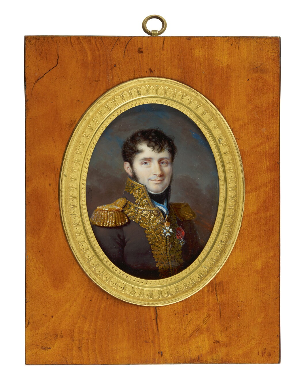 View full screen - View 1 of Lot 188. JEAN DÉSIRÉ MUNERET | Portrait of General Baron Antoine-Henri de Jomini (1779-1869).