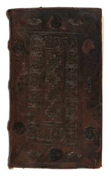 View full screen - View 1 of Lot 1446. Statius, Syluarum, Venice, Aldo Manuzio, 1502, contemporary Northern Italian brown morocco.