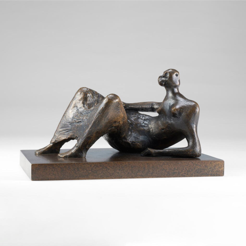 View full screen - View 1 of Lot 217. Maquette for Reclining Figure: Angles.