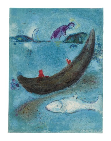 View full screen - View 1 of Lot 22. MARC CHAGALL | THE DEAD DOLPHIN AND THE THREE HUNDRED DRACHMAS (M. 338; SEE C. BKS. 46).