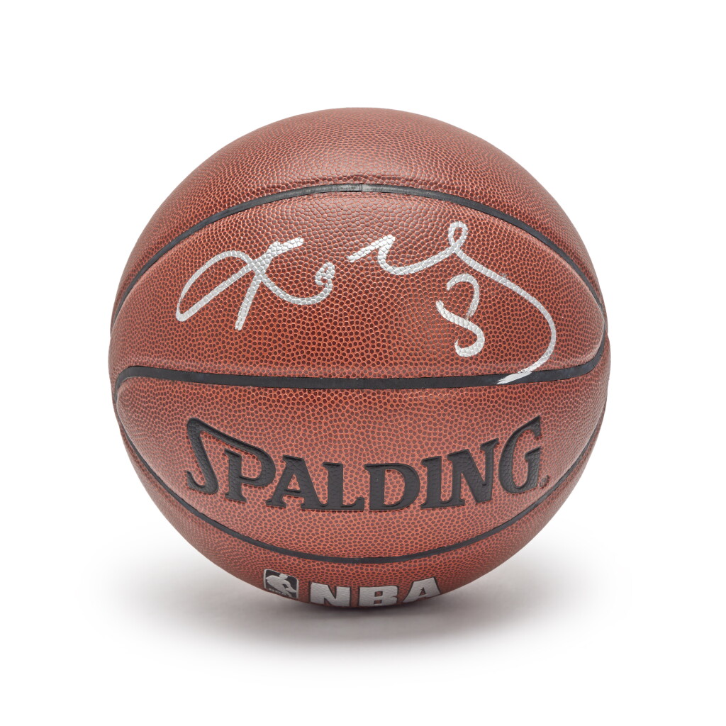 View full screen - View 1 of Lot 55. Kobe Bryant Single Signed Basketball.