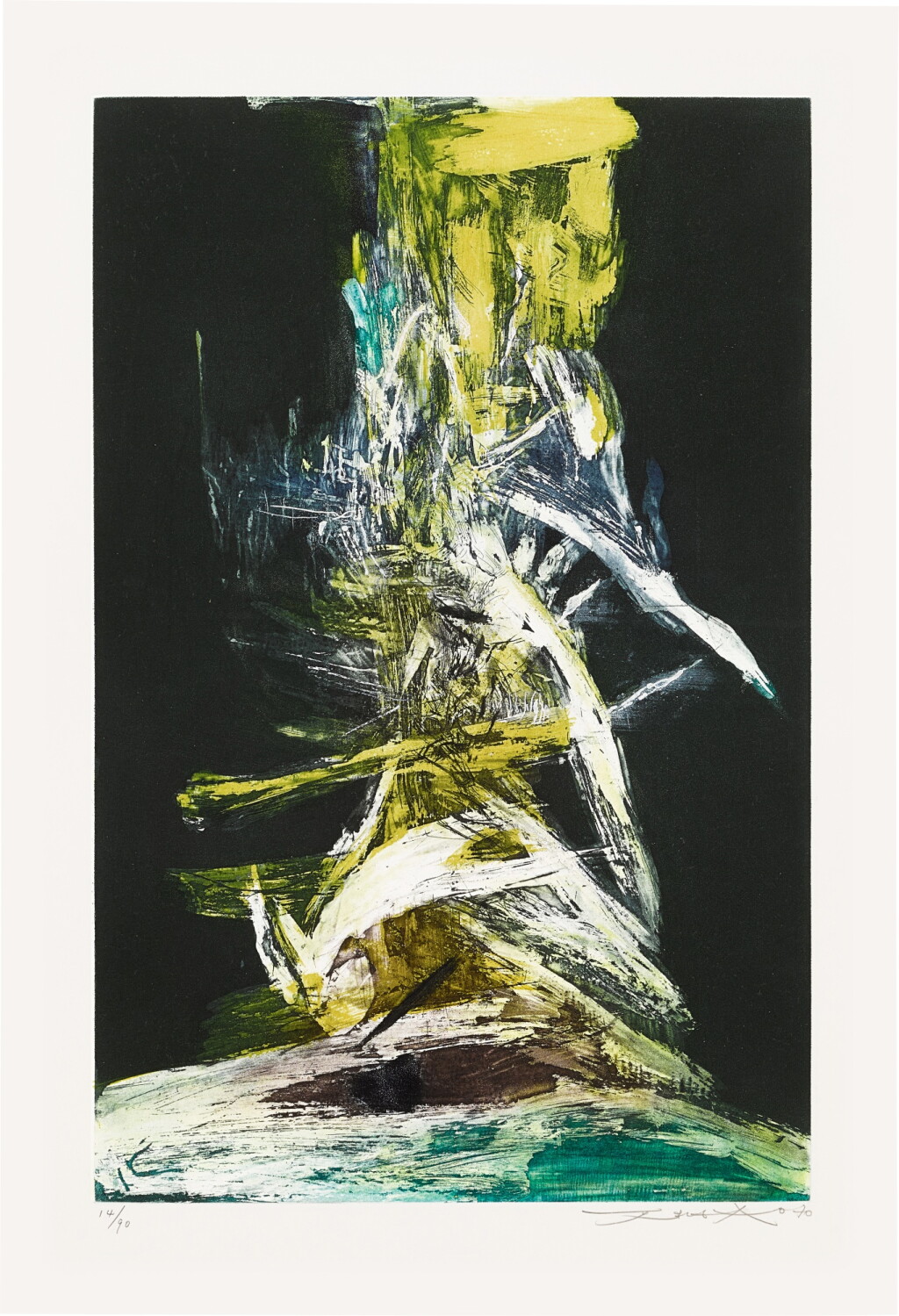 View full screen - View 1 of Lot 1326. Zao Wou-Ki 趙無極 | Sans titre 無題.