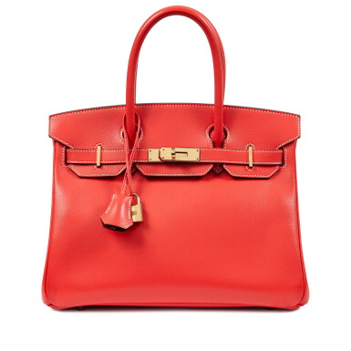 View full screen - View 1 of Lot 360. Limited Edition Rose Jaipur Epsom and Gold Verso Candy Birkin 30 Permabrass Hardware, 2012.