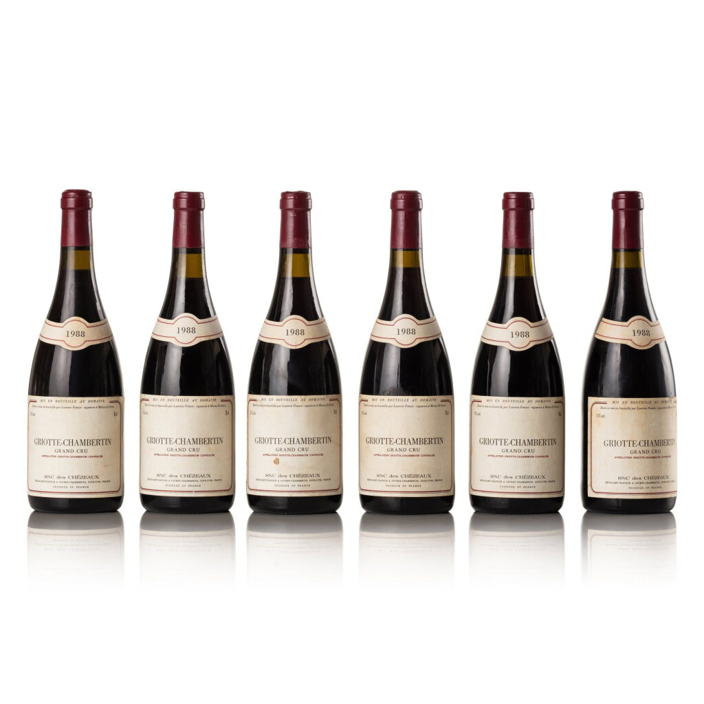 View full screen - View 1 of Lot 384. Griotte Chambertin 1988 Domaine des Chezeaux (12 BT).