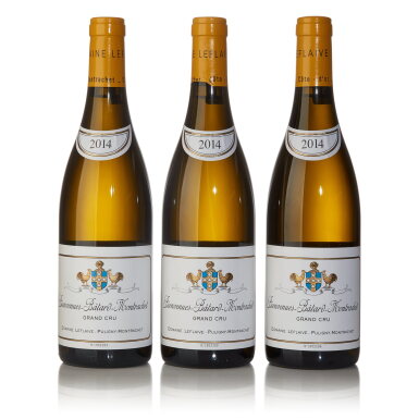 View full screen - View 1 of Lot 449. Bienvenues Bâtard Montrachet 2014 Domaine Leflaive (3 BT).