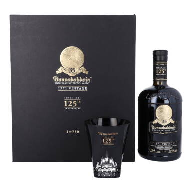 View full screen - View 1 of Lot 5141. Bunnahabhain 125th Anniversary Edition 35 Year Old 44.9 abv 1971 (1 BT70).
