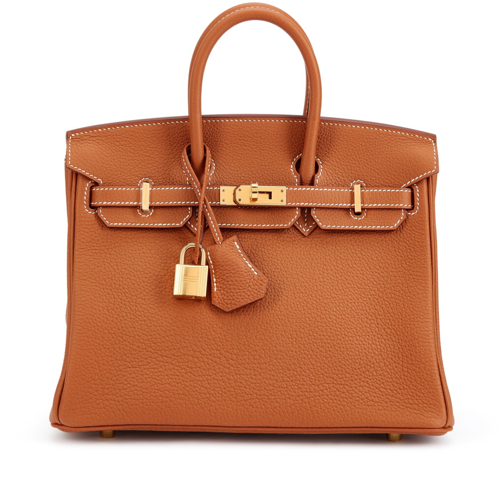 View full screen - View 1 of Lot 3074. Gold Togo Birkin 25 Gold Hardware, 2023.