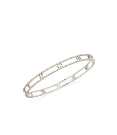 View full screen - View 1 of Lot 45. DIAMOND 'ATLAS' BANGLE-BRACELET, TIFFANY & CO..