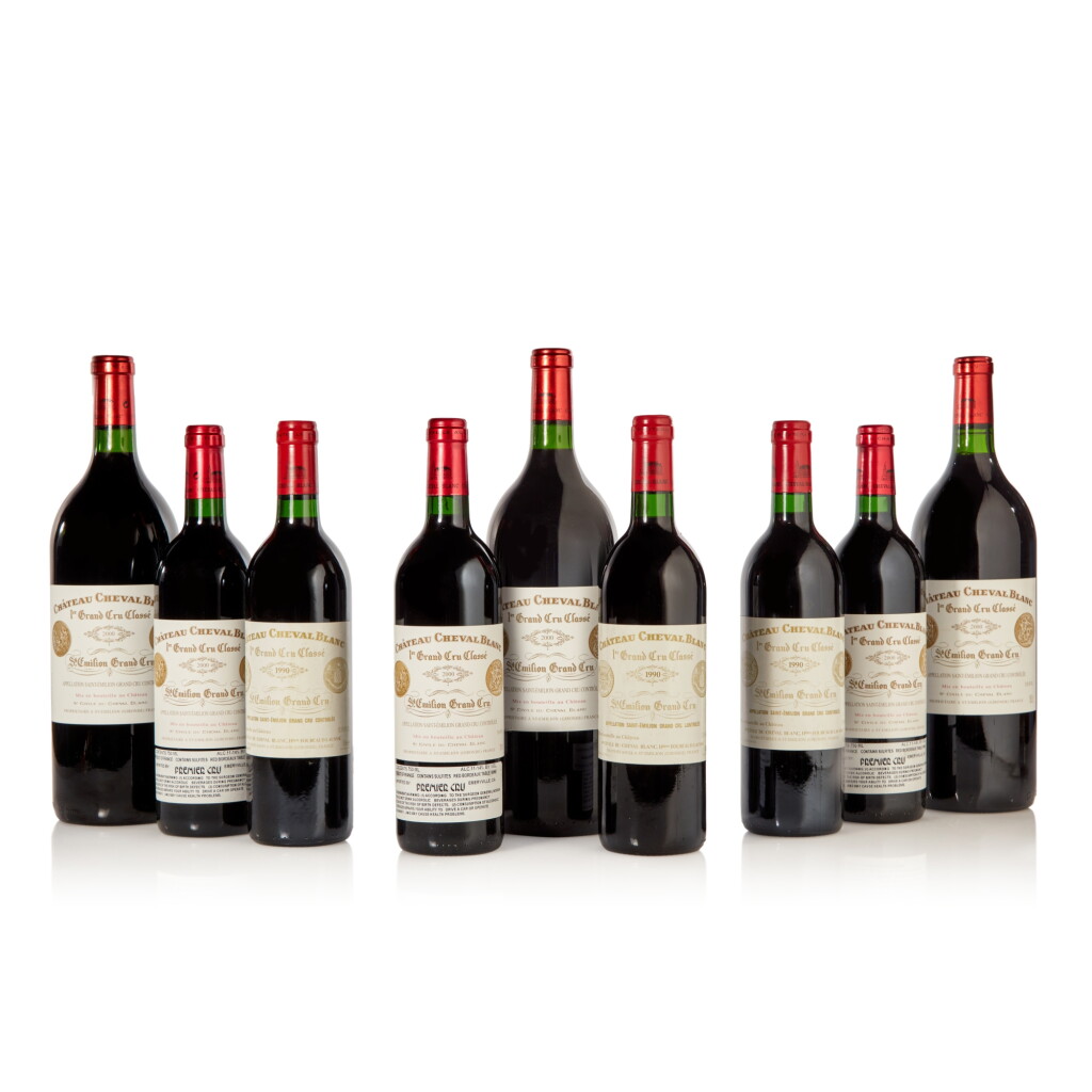 View full screen - View 1 of Lot 439. Château Cheval Blanc 2000 (4 MAG).