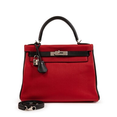 View full screen - View 1 of Lot 664. Rubis and Ardoise Swift HSS Kelly 28 Retourné Palladium Hardware, 2011.