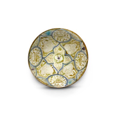 View full screen - View 1 of Lot 176. A Kashan lustre pottery bowl, Persia, early 13th century.