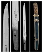 A Tanto with silver-mounted koshirae | The koshirae - Edo period, 19th century
