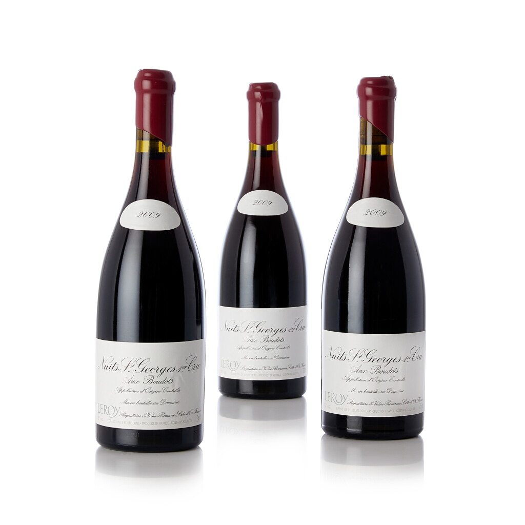 View full screen - View 1 of Lot 6043. Nuits St. Georges, Les Boudots 2009 Domaine Leroy (3 BT).