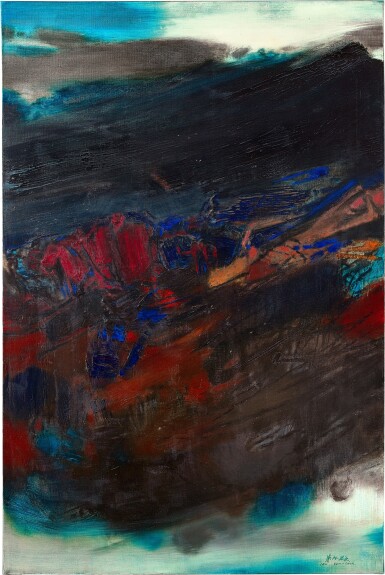 View full screen - View 1 of Lot 2815. Chu Teh-Chun 朱德群 | No. 144 144號構圖.