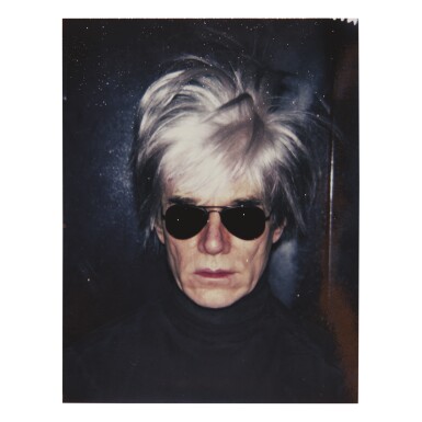 View full screen - View 1 of Lot 31. ANDY WARHOL | SELF-PORTRAIT WITH FRIGHT WIG.