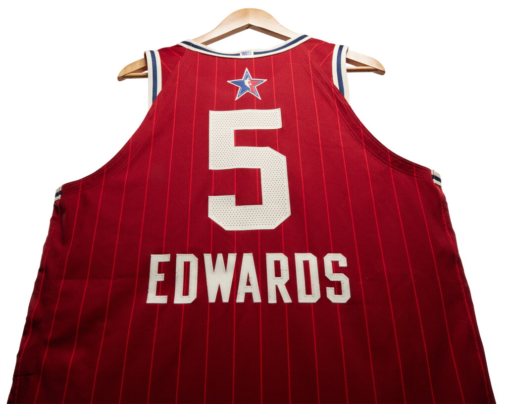 全螢幕檢視 - 查看22Anthony Edwards Game Worn ‘NBA All-Star Game’ Complete Uniform 的1