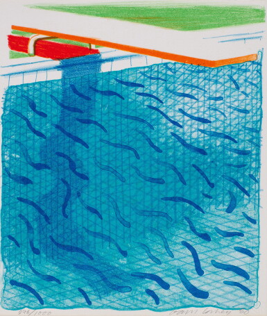 全螢幕檢視 - 查看43Pool Made with Paper and Blue Ink for Book的1