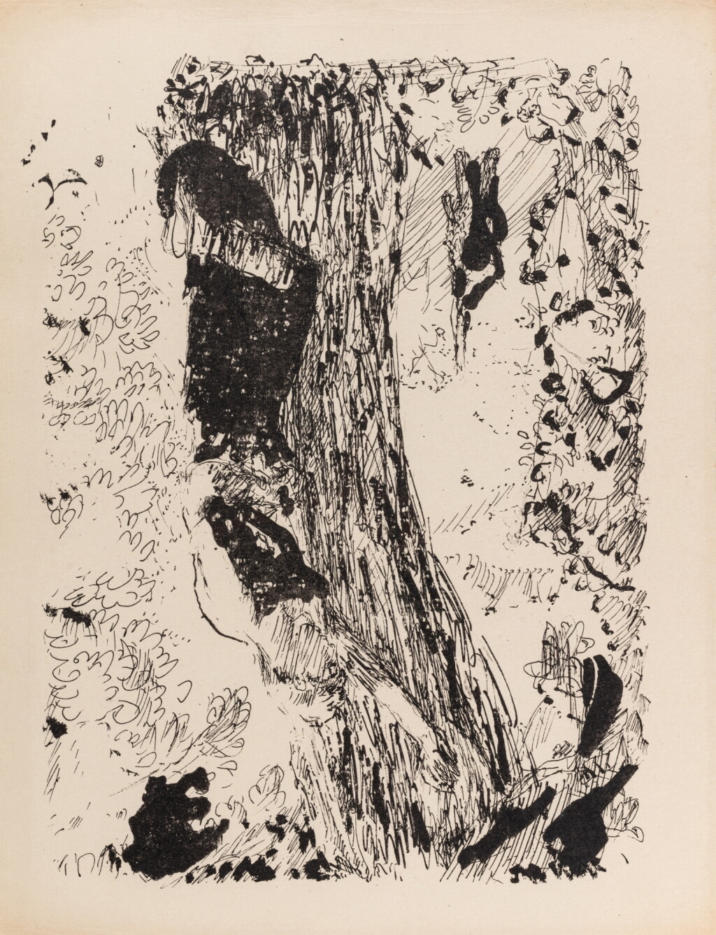 View full screen - View 1 of Lot 76. Sainte Monique. Vollard, 1930. Exemplaire sur Japon ancien, avec une double suite sur Arches et une suite des bois non utilisés..