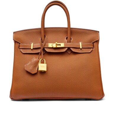 View full screen - View 1 of Lot 61. Gold Togo Birkin 25 Gold Hardware, 2019.