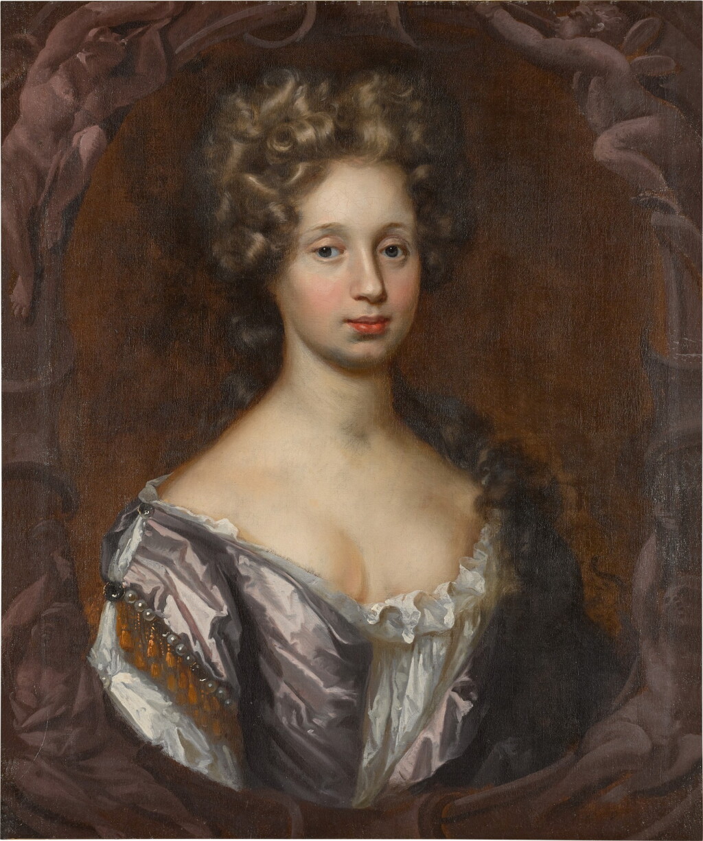 View full screen - View 1 of Lot 96. ATTRIBUTED TO MARY BEALE | PORTRAIT OF A LADY, BUST-LENGTH.