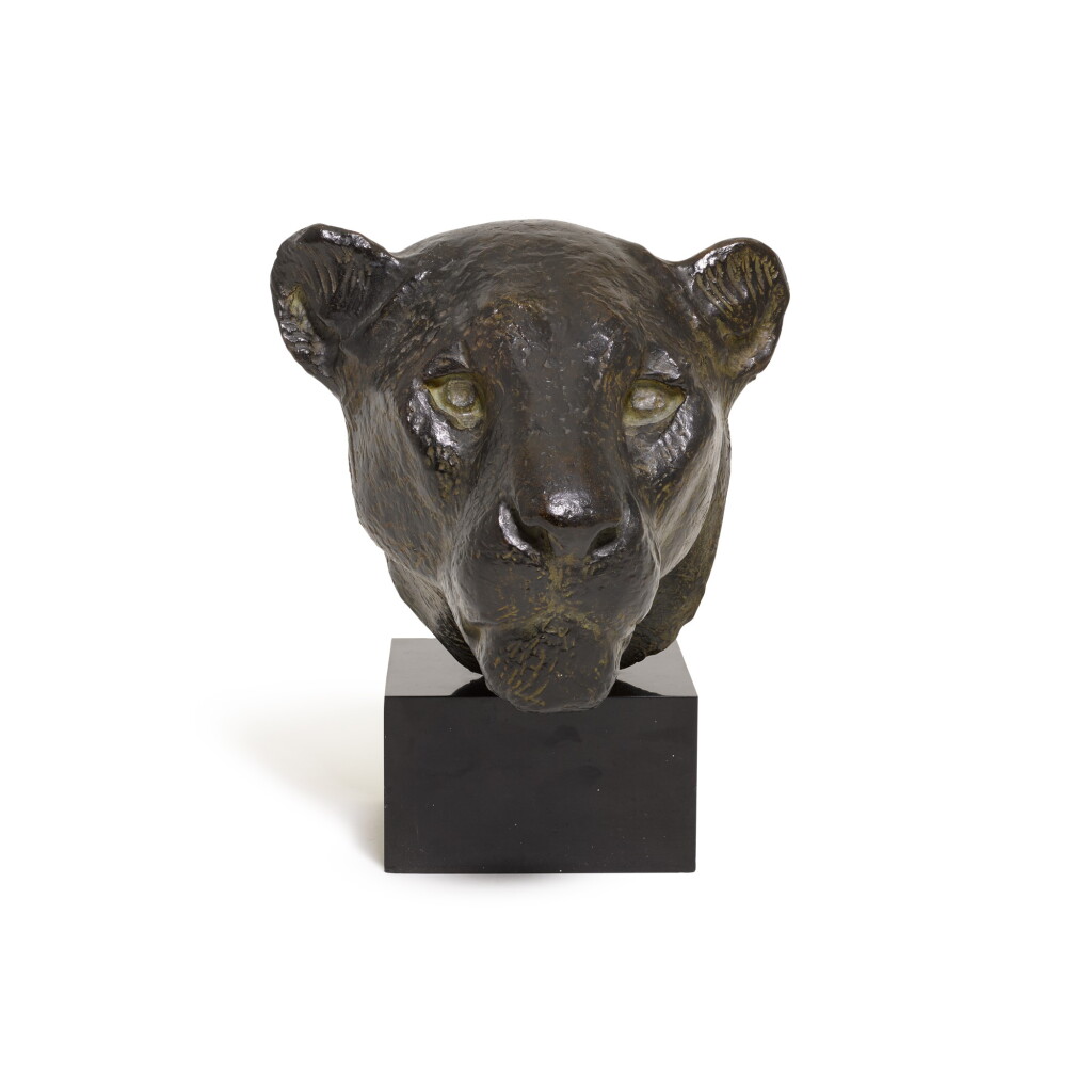 View full screen - View 1 of Lot 213. Tête de lionne.