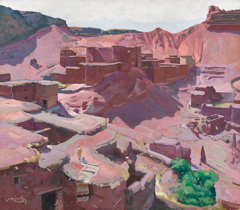 View full screen - View 1 of Lot 314. Kasbah of Tasgah in the Atlas.