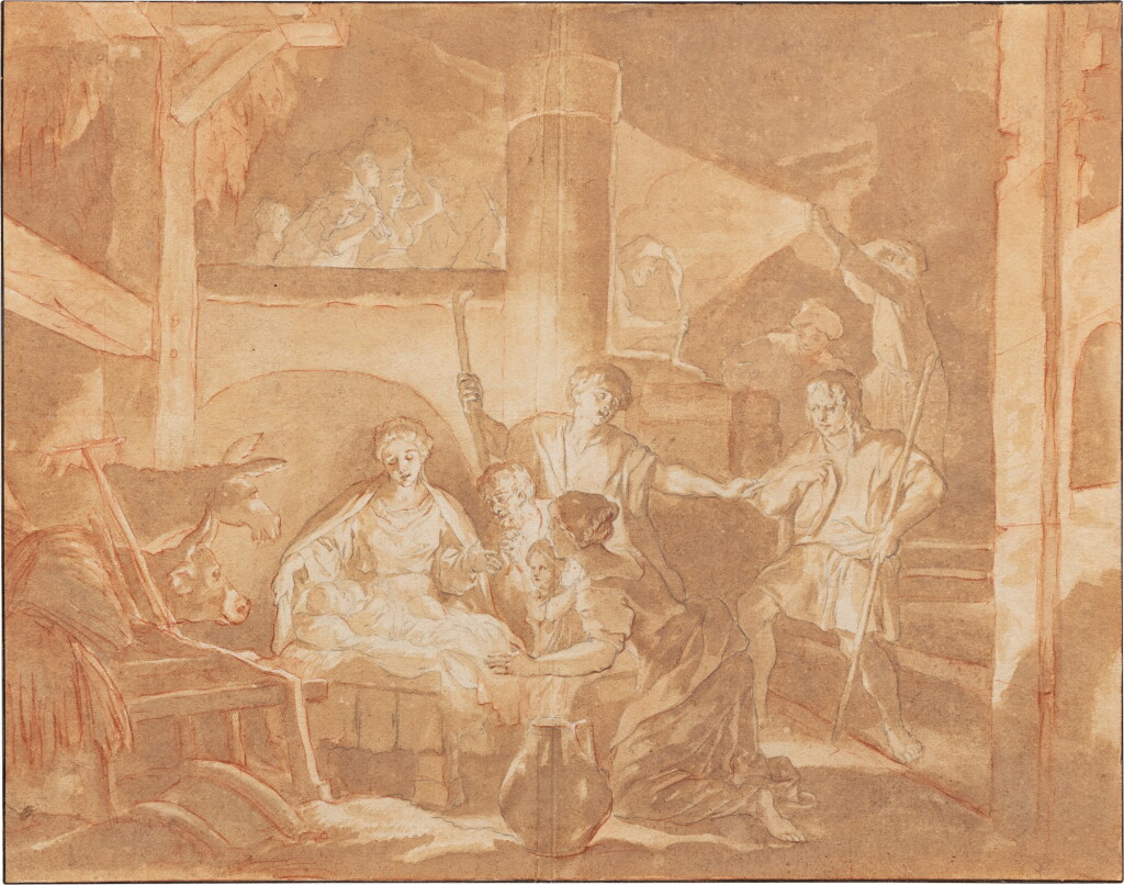 View full screen - View 1 of Lot 109. Adoration of the Shepherds.