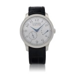 Chronomètre Souverain Platinum wristwatch with power reserve indication Circa 2020 | F.P. Journe「Chronomètre Souverain」鉑金腕錶備動力儲存顯示,年份約2020