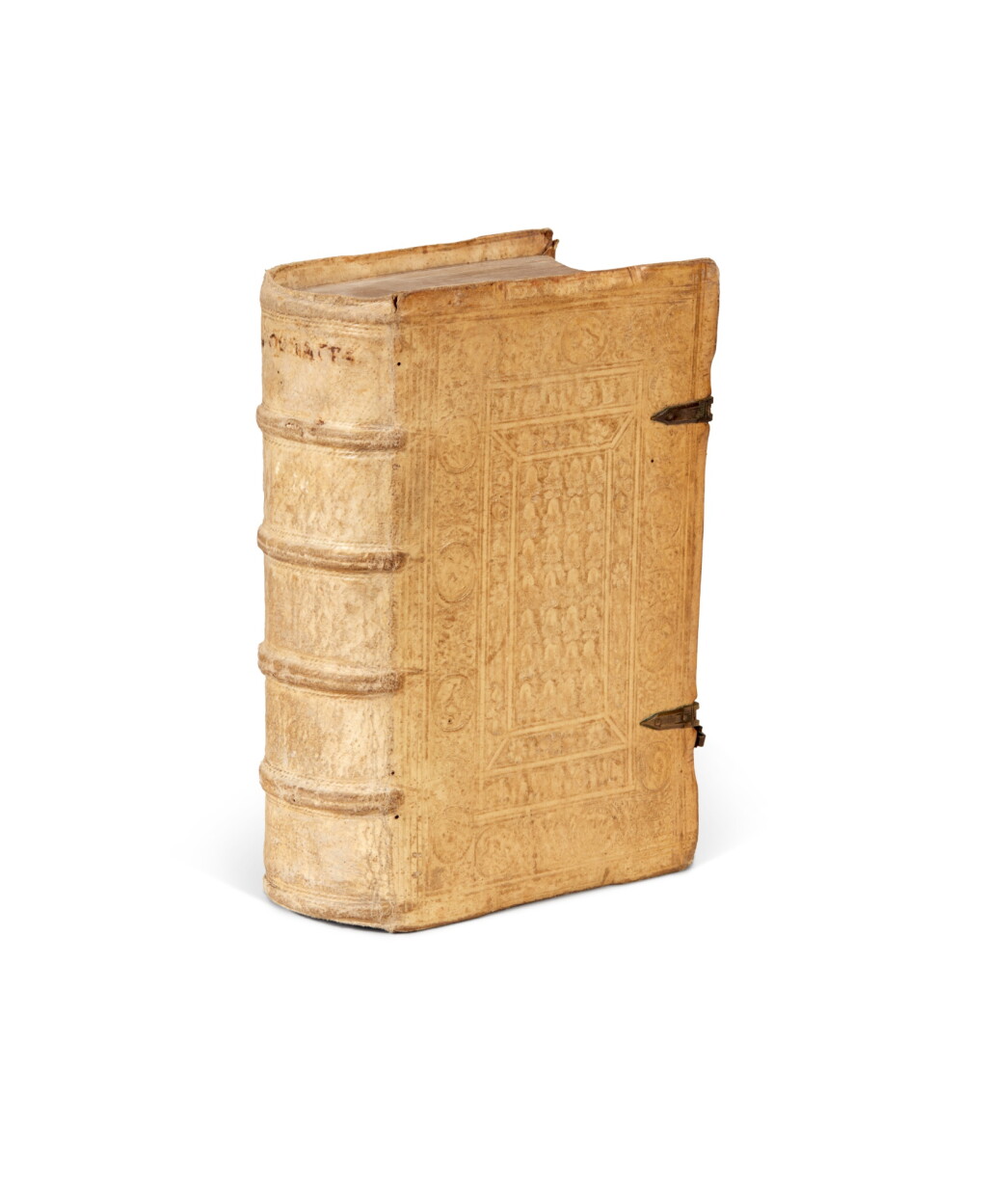View full screen - View 1 of Lot 105. Isocrates, Scripta omnia, Basel, 1558, contemporary pigskin.