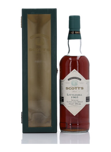 View full screen - View 1 of Lot 213. Littlemill Scott's Selection 58.9 abv 1965 (1 Bottle 75cl).